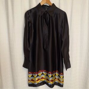 Landry by Shelli Segal 100% silk dress